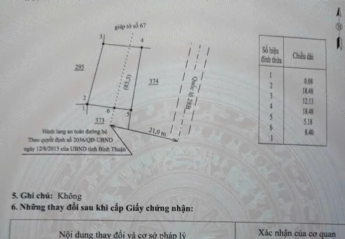 Bán Đất 237.6m2 giá 3.1 tỷ tại Thị trấn Lương Sơn Huyện Bắc Bình Bình Thuận