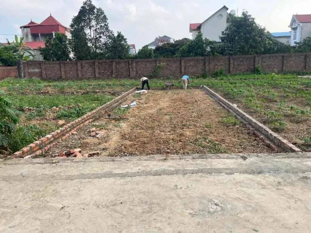 Tuyệt chủng trên thị trường Đất chính chủ sổ đỏ Hà Nội 550 triệu sau lưng Trường Cấp 2