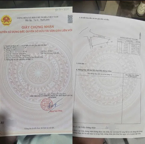 Bán Đất 99m2 có sẵn 99m2 thổ cư giá 1.5 tỷ tại Xã Vạn Long Huyện Vạn Ninh Khánh Hòa