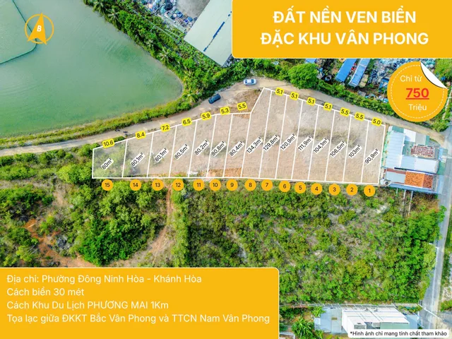 Bán Đất 90m2 có sẵn 90 m2 thổ cư giá 800 triệu tại - Chọn - Phường Ninh Hải Thị xã Ninh Hòa Khánh Hòa
