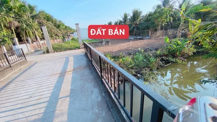 Bán đất mặt tiền thổ cư đường kênh nổi SD (qua kênh) Tân Mỹ Chánh, TP. Mỹ Tho