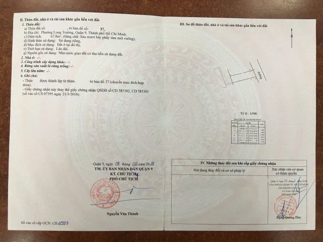 NGAY CHỢ LONG TRƯỜNG - KHU PHÂN LÔ - 50tr/m2 (Rẻ nhất khu vực)