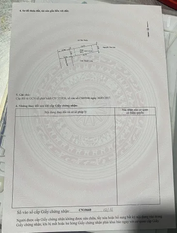 Cần bán nhanh lô Tân an đầy đủ giấy tờ
