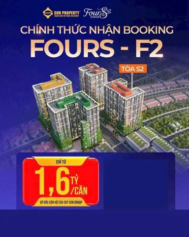 Four S Tower booking tòa F2 | Đón đầu cực tăng trưởng mới phía Nam Đà Nẵng