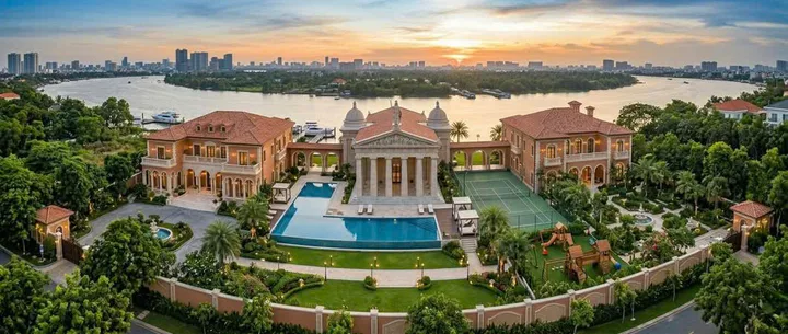 Bán Đất 4000m2 45m x 85m, full thổ cư tại Thảo Điền TP. Hồ Chí Minh.  Đã phần thành 7 ô biệt thự. Giá 650 tỷ