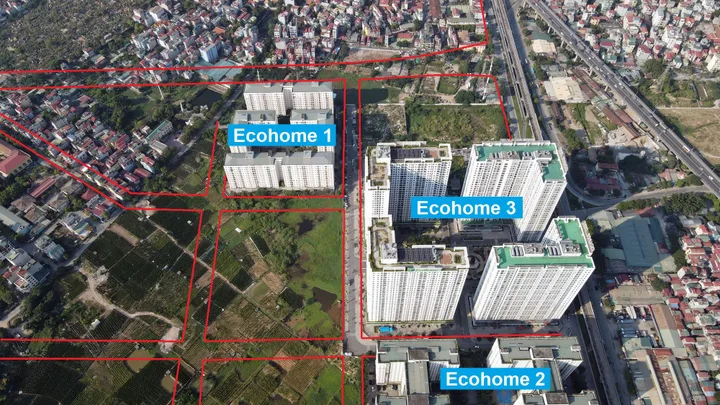 Bán gấp khối đế chung cư EcoHome, 150m² 2 tầng, giá 3.6 tỷ, mặt đường Tân Xuân (083.848.9898)