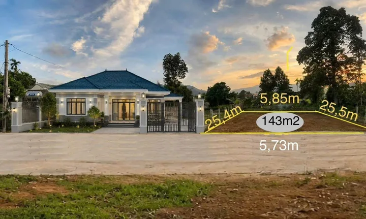 Bán đất 143m2 tại xã Phú Mãn, 2,95 tỷ, mặt tiền 6m Cách ĐHQG chỉ 5' di chuyển