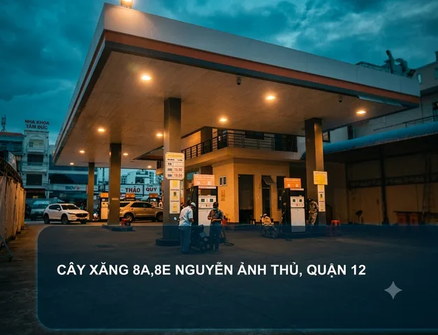 CÂY XĂNG 2 MẶT TIỀN NGUYỄN ẢNH THỦ – 915M² – NGANG 20M