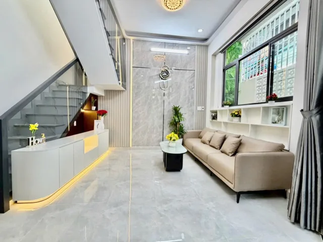 NHÀ MỚI HUỲNH TẤN PHÁT 54M² 3PN NGỦ TRỆT 4.X TỶ NGANG 6M HẺM THÔNG