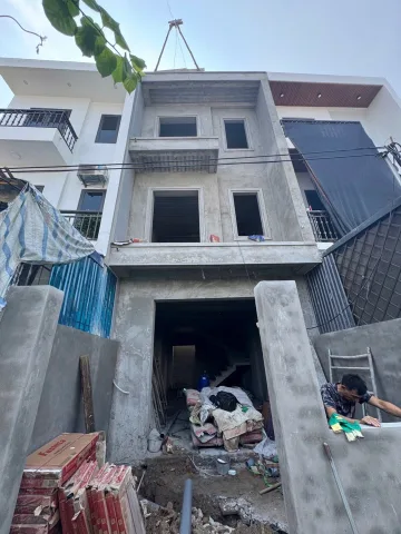 Bán nhà 3 tầng xây mới 60m đào yêu , hồng thái , an dương - sát cầu kiến an