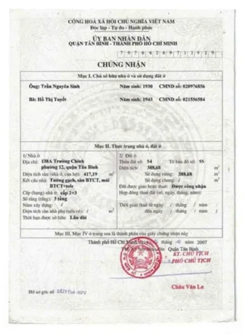 Bán Nhà Mặt Tiền 138A Trường Chinh, Phường 12, Tân Bình