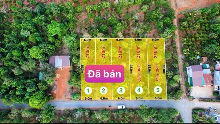 Cưkuin- Đắk Lắk mặt tiền đường nhua chính liên xã dt  6*35m sẵn thổ cư kdc đông tiện ích xung quanh giá chỉ nhỉnh 200tr
