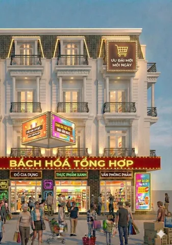 SHOPHOUSE GÓC 2 MẶT TIỀN ĐƯỜNG SỐ 4 - TRỰC DIỆN CHỢ CÁI VỒN