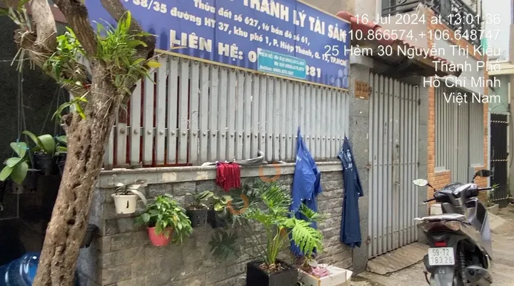 Bán Nhà riêng 134m2 có sẵn 134 m2 thổ cư giá 7 tỷ tại Đường Hiệp Thành 37 Phường Hiệp Thành Quận 12 TP. Hồ Chí Minh