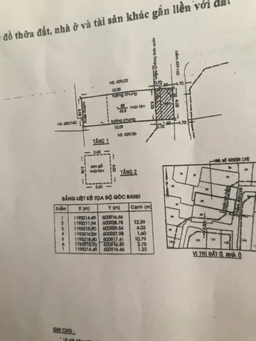 Bán Nhà riêng 48m2 có sẵn 48 m2 thổ cư giá 9.5 tỷ tại Đường Lê Văn Sỹ Phường 12 Quận 3 TP. Hồ Chí Minh