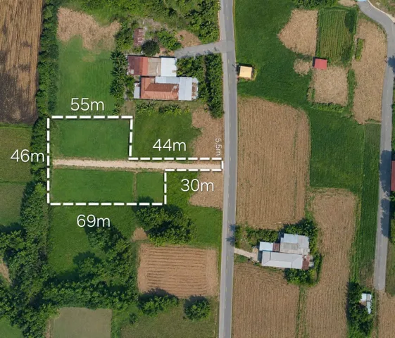 Bán đất thổ + lúa đường beton oto xã Tân Mỹ, Đức Hòa tdt 3000m2 ( 400m2 thổ) giá 4 tỷ