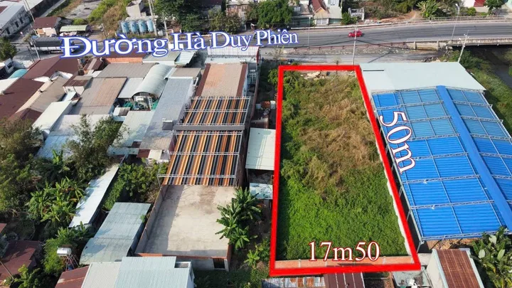 Bán Đất 872m2 có sẵn 270 m2 thổ cư giá 15.5 tỷ tại Đường Hà Duy Phiên Xã Bình Mỹ Huyện Củ Chi TP. Hồ Chí Minh