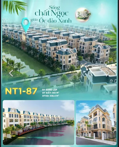 Bán biệt thự 140m2 có sẵn giá 28.92 tỷ tại NT1-87 Xã Nghĩa Trụ Huyện Văn Giang Hưng Yên