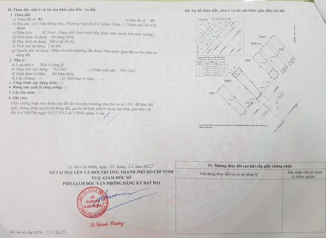 Bán Nhà Mặt Tiền 202 Trần Hưng Đạo, Nguyễn Cư Trinh, Quận 1