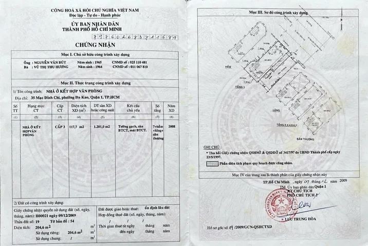 Bán Nhà Mặt Tiền 35 Mạc Đĩnh Chi, P. Đa Kao, Quận 1