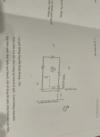 Bán Nhà Mặt Tiền 122 Nguyễn Minh Hoàng, P.12, Tân Bình