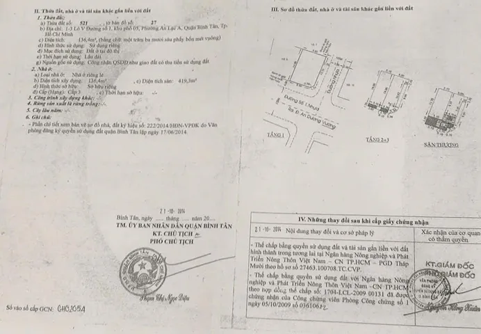 Bán Nhà Mặt Tiền 1 - 3 Lô V Đường Số 1, P.An Lạc A, Q.Bình Tân