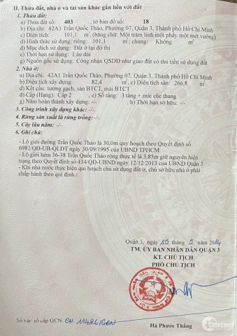 Bán Nhà Mặt Tiền 103-105 Phan Xích Long, P2, Phú Nhuận