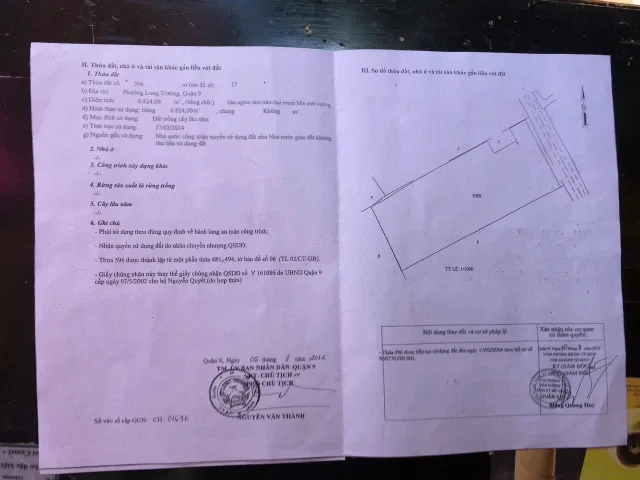 BDS HVL CHO THUÊ 7000m2 ĐẤT LÃ XUÂN OAI Q9