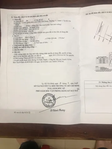 Bán Nhà Mặt Tiền 166 Đỗ Thị Lời, P.1, Q.3