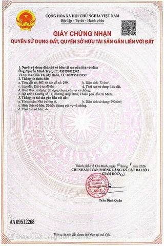 BDS HVL LVCC  Toà CHDV mới 100%
