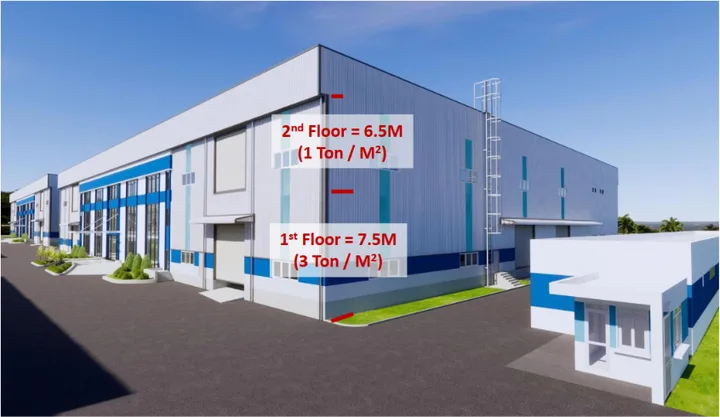 Cho thuê kho, nhà xưởng 11.400 m² tại Đường Mỹ Phước Tân Vạn, KCN Mỹ Phước,  Phường Thới Hòa Thị xã Bến Cát Bình Dương