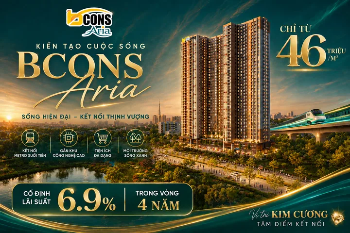 Bán Căn hộ chung cư 53m2 giá 2 tỷ tại Đường Bà Huyện Thanh Quan Phường Đông Hòa Thành phố Dĩ An Bình Dương