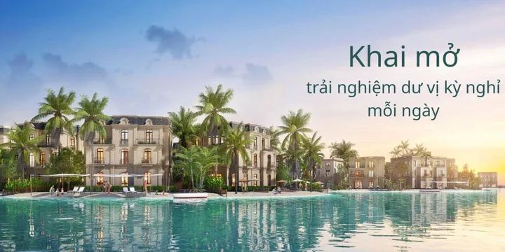 Bán Biệt Thự Song Lập View Mặt Biển Hồ tại Phân Khu Vịnh Tiên