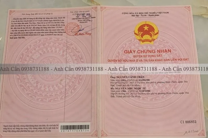 Bán Đất 316m2 có sẵn 183 m2 thổ cư giá 13.5 tỷ tại - Chọn - Phường Linh Chiểu Quận Thủ Đức TP. Hồ Chí Minh
