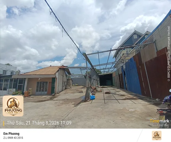 Cho thuê Đất 270m2 có sẵn 100 m2 thổ cư giá 15 triệu tại Đường Quốc Lộ 1k Phường Đông Hòa Thành phố Dĩ An Bình Dương