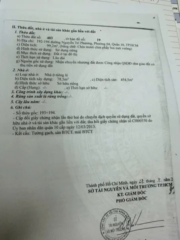 Bán Nhà Mặt Tiền 192 - 194 Nguyễn Tri Phương, P.4, Quận 10