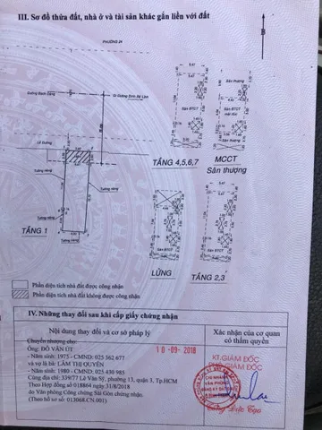 Bán Nhà Mặt Tiền 227 Bạch Đằng, Phường 15, Quận Bình Thạnh