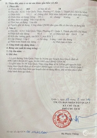 Bán Nhà Mặt Tiền 103-105 Phan Xích Long, P2, Phú Nhuận