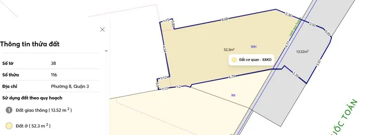 Bán Nhà Mặt Tiền 90H Trần Quốc Toản, P. Võ Thị Sáu, Q.3