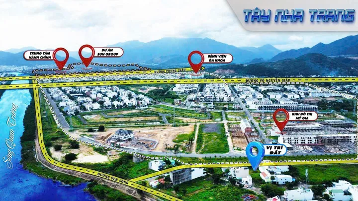 BÁN ĐẤT ĐẸP CẠNH KĐT MỸ GIA - TÂY NHA TRANG. DT 100M2. GIÁ 3TY190