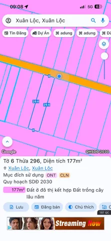 Đất 6x30 thổ cư giá 1.59 tỷ tại Thị trấn Gia Ray Huyện Xuân Lộc Đồng Nai