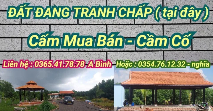 4930m2 nhà đất đang tranh chấp ko mua bán ngân hàng ko cho vay nhận cầm cố là mất tiền bị đá sổ