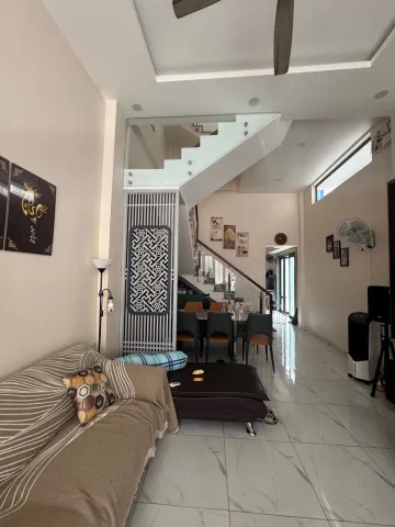 LÔ GÓC MẶT TIỀN NGUYỄN BÁ TÒNG – 3 TẦNG – XE HƠI THÔNG – KHU DÂN TRÍ CAO