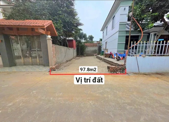 97.8m full thổ cư - khu dân cư, đường oto tránh - Xã Phú Nghĩa Huyện Chương Mỹ