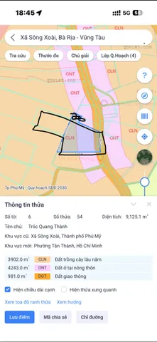 Bán Đất 14000m2 có sẵn 300 m2 thổ cư giá 19 tỷ tại - Chọn - Xã Sông Xoài Thành phố Phú Mỹ Bà Rịa - Vũng Tàu