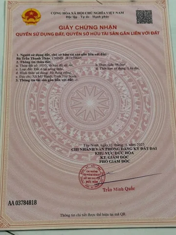Bán nhà đường tỉnh lộ 824 giao đường gò hưu mỹ hạnh nam ấp mới 1
