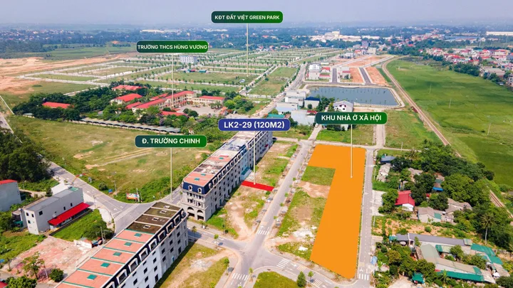 120M² ĐẤT NỀN ÂU CƠ PARK CITY PHÚ THỌ – VỊ TRÍ ĐẸP, QUY HOẠCH ĐỒNG BỘ, SỔ ĐỎ RIÊNG!
