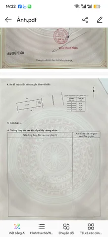 Bán Đất 132m2 có sẵn 100 m2 thổ cư giá 2.45 tỷ tại Thị trấn Đất Đỏ Huyện Đất Đỏ Bà Rịa - Vũng Tàu