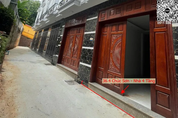 Bán nhà thương mại 36m2 4 tấng tại TT Chúc Sơn, giá chỉ hơn 3 tỷ, Siêu tiện ích thị trấn