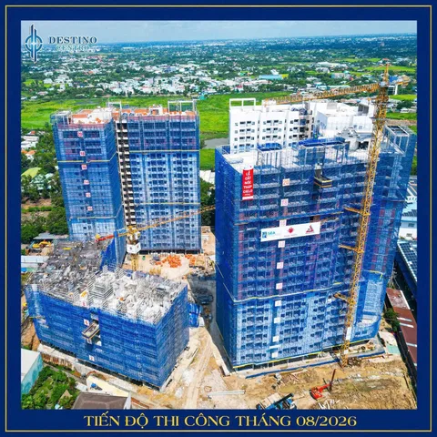 Bán căn hộ 2PN 1WC Destino Centro – 48m², tầng cao view ngoại khu, giá 1,4 tỷ Full VAT